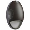 Nuvo Oval Small Emergency Wall Pack, LED, CCT Selectable, Photocell, Bronze Finish 65/880